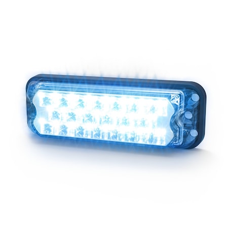 Ecco Directional Led, Rect, 7 Patterns, Blue 3811B
