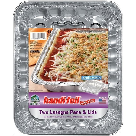 Handi-Foil TL LASAGNA PAN W LID 20392TL-10