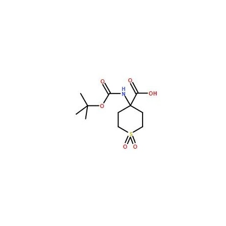 Ak Scientific 4-[(tert-Butoxycarbonyl)amino]tetrahydro-2H-thiopyran-4-carboxylic acid 1, 1-dioxide (1g), CAS 36940 2610AL-1g