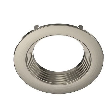 Keystone 4in Interchangeable Trim for 4B Recessed Wafer Downlight, Brushed Nickel KT-WDLED-4B-BN-TRIM