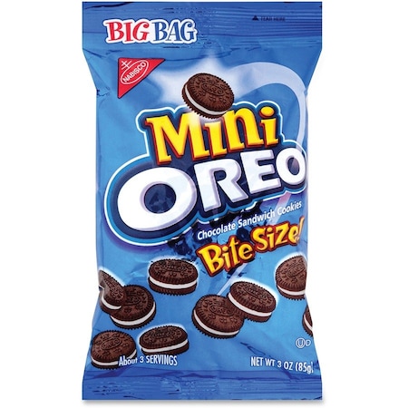Oreo Big Bag Mini Cookie 3 oz. Bag, PK12 00680
