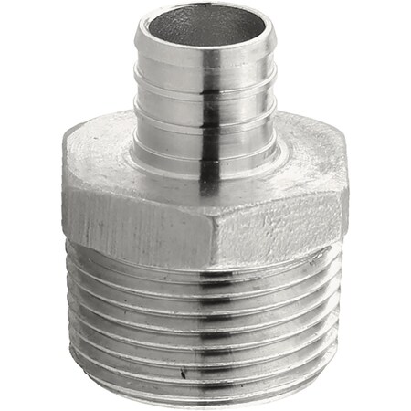 Plumbeeze Plumbeez 3/4''x1'' MPT SS PEX Adapter PE-PS-MA0710