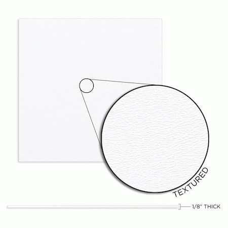 Metra Electronics 12 x 16 x 0.12 in. White Plastic Sheet METW-ABS118S