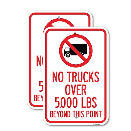 Signmission 18'' X 24'' Heavy-Gauge Aluminum Sign, 12'' X 18'' 2 Signs, Heavy Gauge Aluminum, 2PK A-1218-2PACK-23555