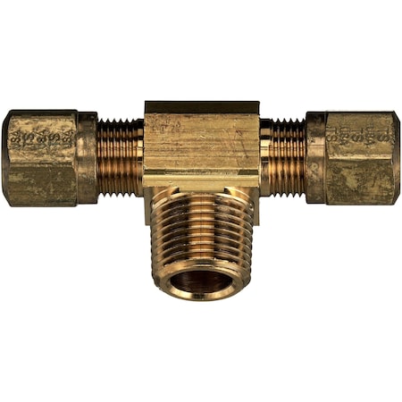 Gates Air Brake Branch Tee To Male Pipe Nylon Tubing Compression G32134-0604