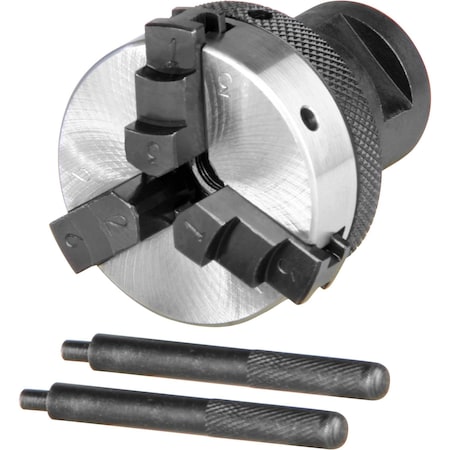 Grizzly 2" 3-Jaw Micro Chuck - 5/8" Unthreaded H8030