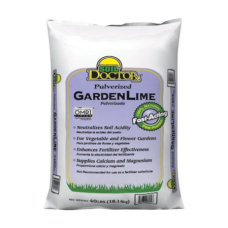 Soil Doctor Organic Pulverized Garden Lime 1000 sq ft 40 lb 50051550
