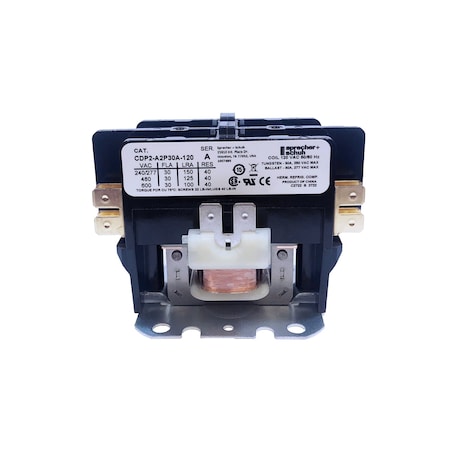 Sprecher & Schuh CONTACTOR 30A 2-P 24VAC CDP2-A2P30A-24