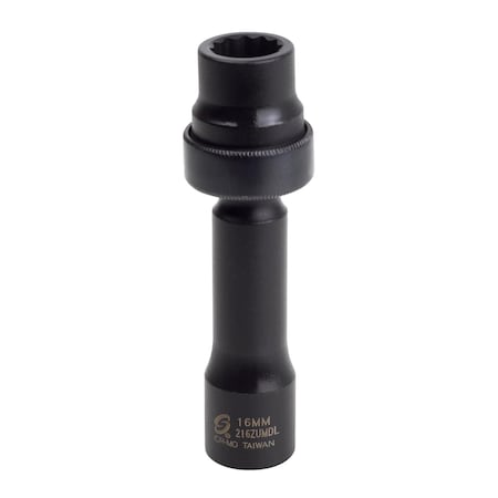 Sunex 1/2 in Drive 16Mm 12 Pt Driveline Socket 216ZUMDL
