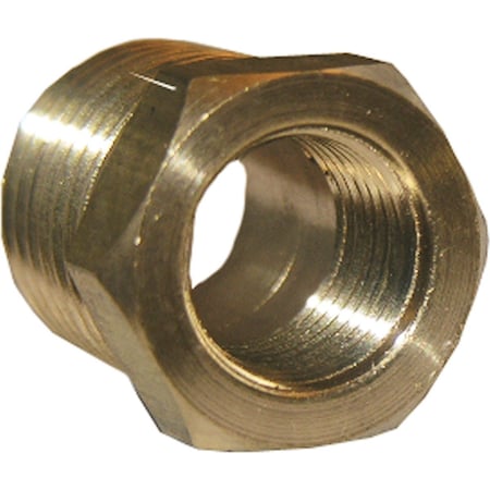 Westlake Pipe & Fittings 1/4'' MPTx1/8'' FPT Brass Hex Bushing 17-9241