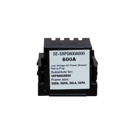 Brah Electric , replacement Spectra rating plugs rated for 600A, 600A sensor - SGDA, SGHA, SGLA, SGPA BE-SRPG600A600