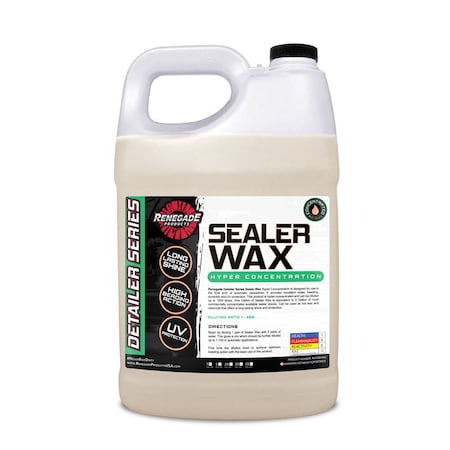 Renegade Products Usa Sealer Wax Hyper Concentrate 1 Gallon LFGBS450G01