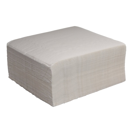 Empress 1-Ply White Dinner Napkins 16.73 x 16.73, White, 1/4 Fold, 4000PK EDN 141717