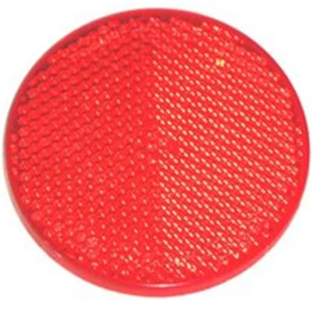 Us Hardware RV657C 2 in. Red Reflector 6448625