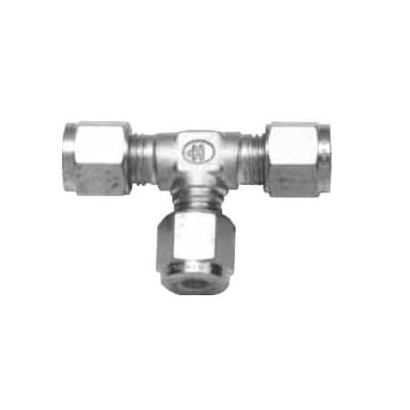 Gyrolok Union Tee: TTT 3/4in 316SS Construction 12TTT316