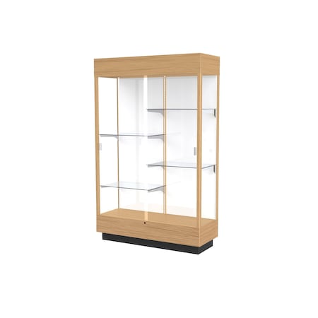 Ghent Floor Case 48x70x18, Natl Maple 893M-WB-H