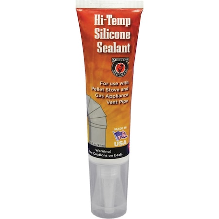 Meecos Red Devil 2.7 Oz. Black Silicone Hi-Temp Sealant 600B