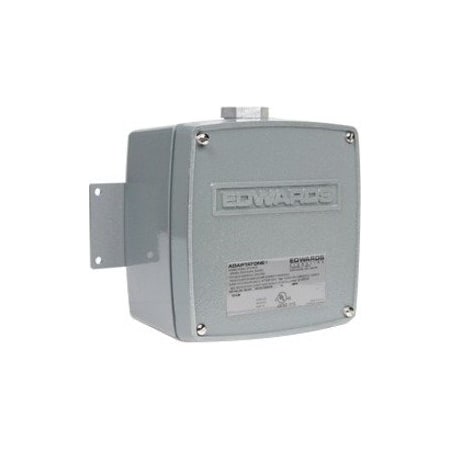 Edwards Signaling Tone Generator, Horn, Continuous, 24V AC/DC, 110 dB, Zinc Alloy, Gray, Conduit, Surface Mount 5540M-24AQ