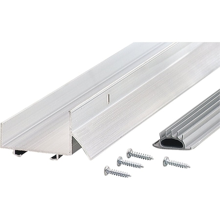 M-D Building Products Building Products Ultra 2.25'' W. x 1.375'' H. x 36'' L. Aluminum Silver Door Bottom 69539