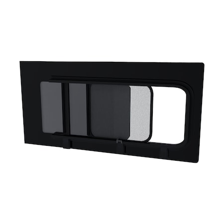 Brixwell 1102mm x 569mm Glass Window For Mercedes Vito Metris, Driver 1st Sliding with Internal Fly Screen DTVT007-INT