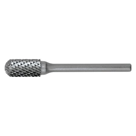 Cle-Line 3/4x1/4 Hardened Steel Shank Double Cut Carbide SC-7 Cle-Line 1847 Cylindrical Ball Nose Bur C10025