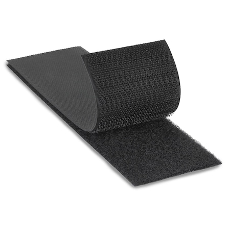 3M Reclosable Fastener, No Adhesive, 150 ft, 1 in W, Black, 12 PK SJ3401
