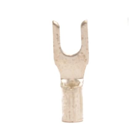 Hillsdale Terminal Fork Terminal, #6 Stud Size, 14 AWG, 600 V, 1000 PK 10140BZ
