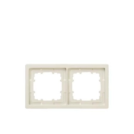 Siemens DELTA style, titanium white frame 2-fold, 153x 82 mm 5TG1322