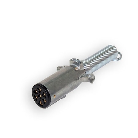 Switch Components Heavy Duty 7-Pole Diecast Connector, Plug with Cable Guard TC7-P3-Z