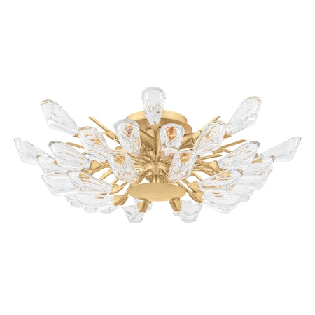 Hudson Valley Lighting Tulip 4 Light Semi Flush 23.25 In. Gold Leaf 7223-GL