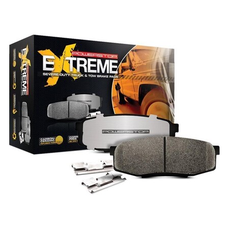 Powerstop Z36785 Z36 Rear Truck Tow Brake Pads for 2001-2010 Chevrolet Silverado 2500 HD P15-Z36785