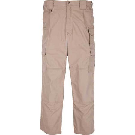 5.11 Tactical Pants, 5XL, Coyote, 35% Cotton, 65% Polyester 74273ABR-120-54-Unhem