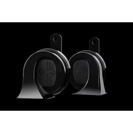 Hella HORN KIT BX BLK TRUMPET 12V UNIV 11225831