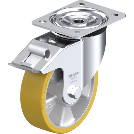 Blickle Pressed steel swivel caster, medium duty L-ALTH 160K-FI