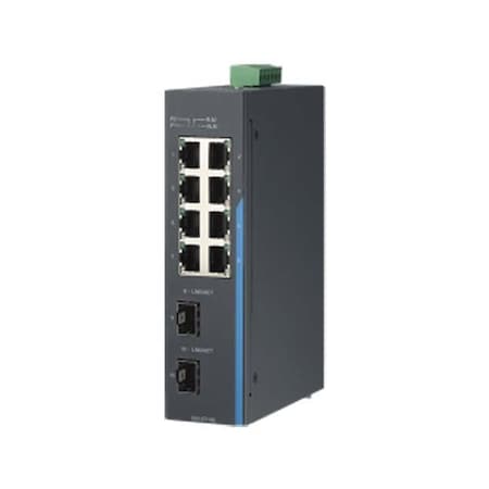 Advantech 8FE + 2FE/GE SFP Managed Ethernet Switch w/ WT EKI-5710E-2FI-A