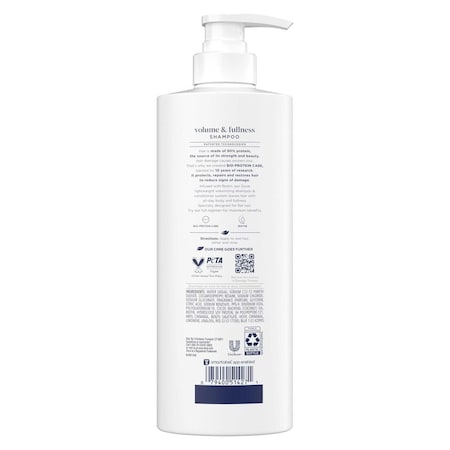 Dove Volume and Fullness Shampoo, 18 Fluid Ounce, 4PK 64352908