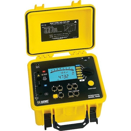 Aemc Instruments Megohmmeter and Insulation Tester, 3 mA 5060