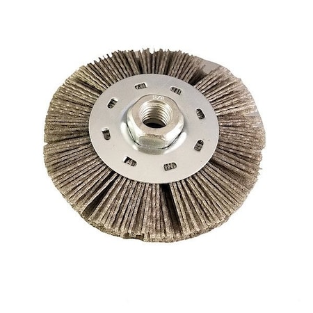 Dico Abrasive Wheel Brush, 8500 RPM, Gray 7200074