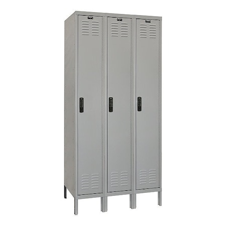 Hallowell Locker, 12 in W, 15 in D, 72 in H UEL3258-1PL