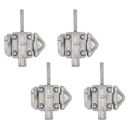 Mytee Products Sea Rail Shipping Container Manual Twist Lock Large Seat Left-Right Handlocking, 4PK CTL-Manual-Lx4