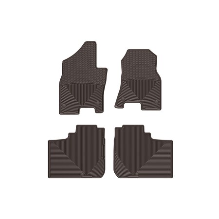 Weathertech Cocoa, Front and Rear All Weather Floor Mats W506CO-W507CO