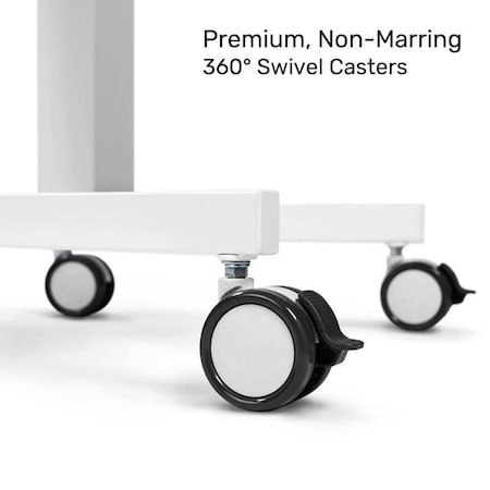 Luxor Laptop Cart with Cabinet MCWS001