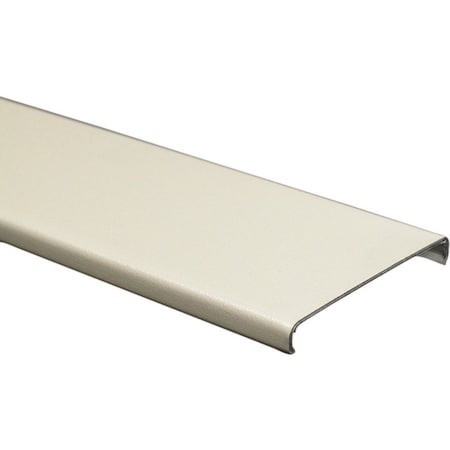 Legrand Cover Plate Raceway, 2400 Series, 1;2 Channel, 1-15/16 in W, 1/4 in H, 5 ft L, Ivory V2400C