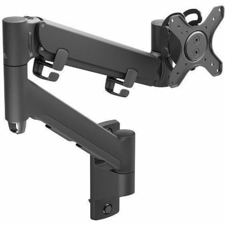 Atdec heavy duty wall mount, dynamic arm, spring assisted mount, suits flat monitor screens up to AWMS-HXW-B
