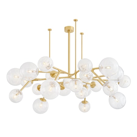 Corbett Lighting Glasgow 67.25 in. Chandelier Vintage Polished Brass 488-68-VPB