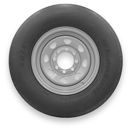 Rubbermaster - Steel Master ST235/80R16 10 Ply 8 On 6.5 Bolt, Silver Wheel Assemblies 599336SIL