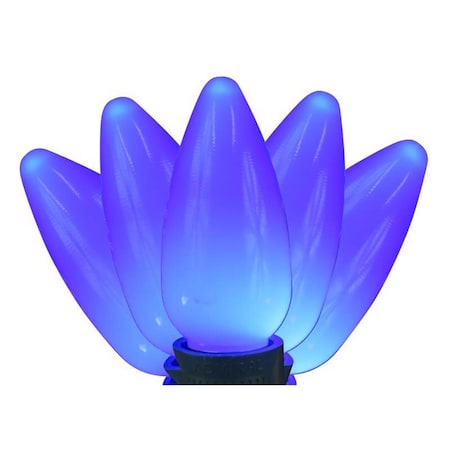 Holiday Bright Lights LED PS C9 Blue 25 ct Christmas Light Bulbs 04-02022A