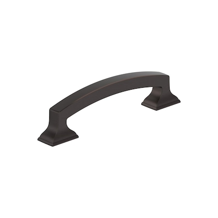 Amerock Incisive 3-3/4 inch (96mm) Center-to-Center Oil-Rubbed Bronze Cabinet Pull, 10PK 10VMP37121ORB