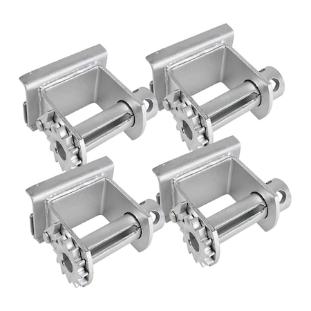 Mytee Products Zinc Utility Trailer Track Sliding Winch for Flatbed Trailers, 4PK WinchS-US-Zx4