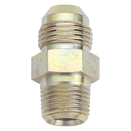 Fragola 581604 -4 AN x 0.12 in. MPT Steel Straight Adapter Fitting FRG581604